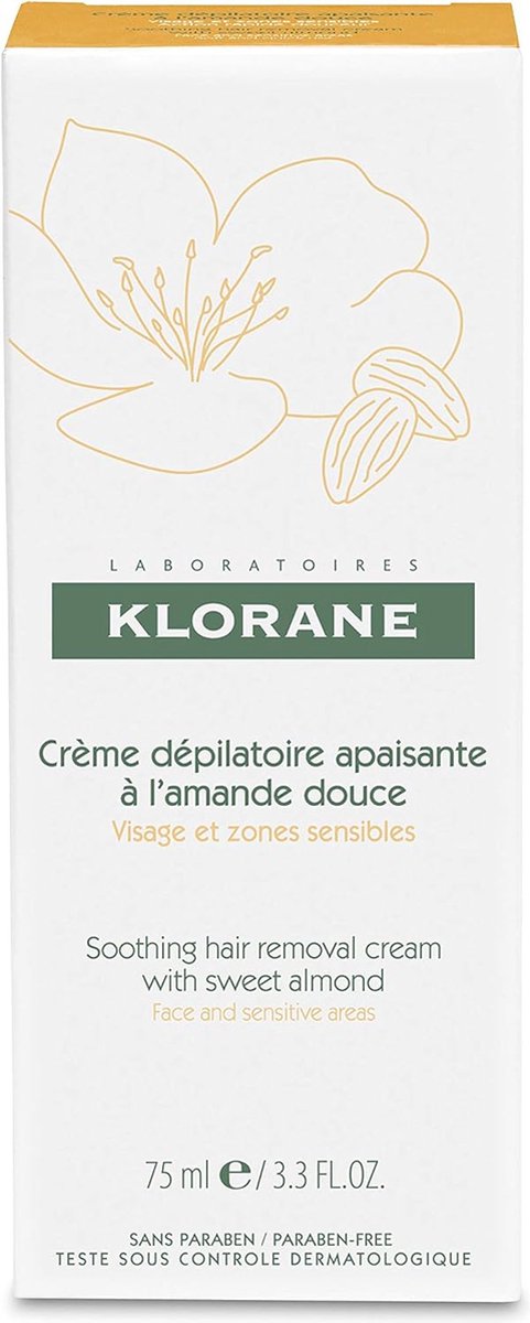 Verzachtende Haarverwijderingscrème met Zoete Amandel - 75 ml