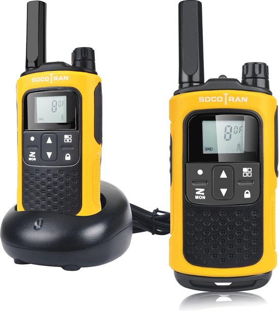 FOREDOM J388C Walkie Talkies Para Niños, Paquete De 2 De Largo Alcance Con Linterna Color Rosa