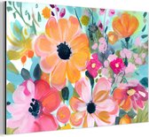 Tableau aluminium 30x20 cm - Décoration murale métal - Fleurs - Tableau - Nature - Botanique - Décoration murale métallique salon - Décoration industrielle - Photo sur dibond - Accessoires industriels chambre à coucher