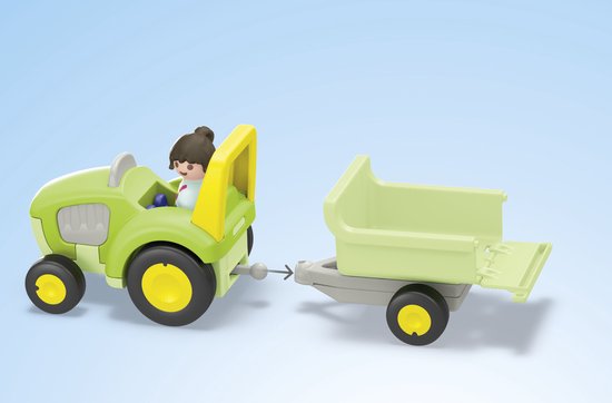 PLAYMOBIL Junior PROMO: Boerderijavontuur met tractor, aanhanger en dieren vrienden - 71656 van Merkloos — afbeelding 5