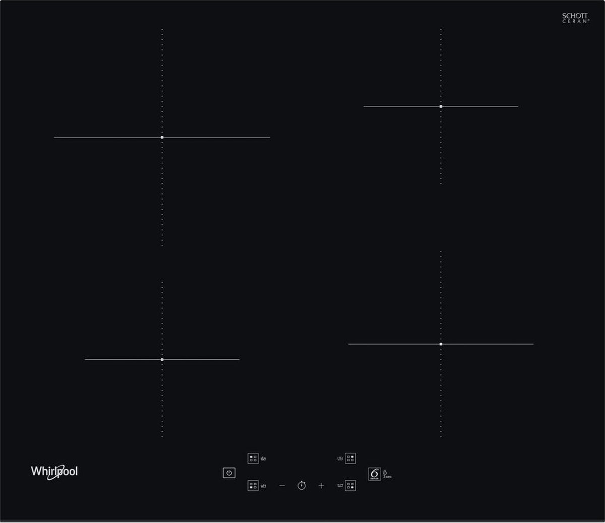 Whirlpool inductiekookplaat - WS Q2760 BF