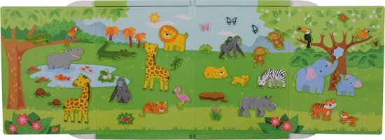 Tiger Tribe magneetboek - In the Jungle van Tiger — afbeelding 4