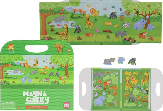 Tiger Tribe magneetboek - In the Jungle van Tiger — afbeelding 3