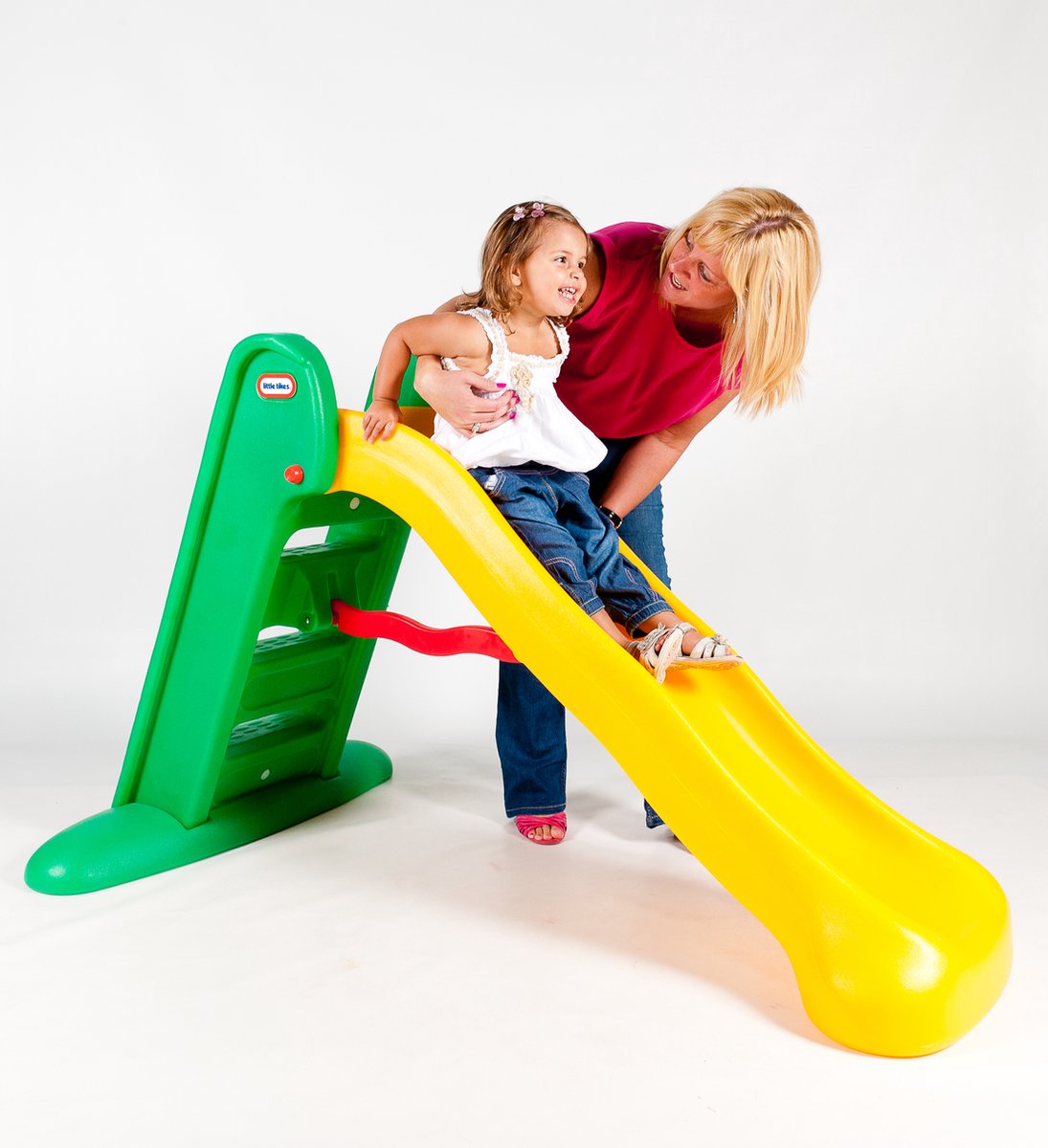 Little Tikes Glijbaan Large Slide - Peuter -Voor Buiten - Groen Geel — afbeelding 3