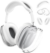 Siliconen Hoes voor AirPods Max Hooftelefoons van MMOBIEL – Transparant Zacht TPU Oorschelp Beschermhoes, Siliconen Oorkussens Beschermhoes, Hoofdband Beschermhoes – Anti-Kras Beschermer – Wit