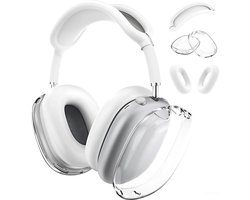 Siliconen Hoes voor AirPods Max Hooftelefoons van MMOBIEL – Transparant Zacht TPU Oorschelp Beschermhoes, Siliconen Oorkussens Beschermhoes, Hoofdband Beschermhoes – Anti-Kras Beschermer – Wit