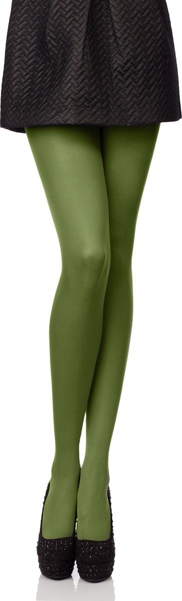 Antie AN-122 Dames Panty - 60 DEN -Microvezel - Polyamide - Kivi - XXL