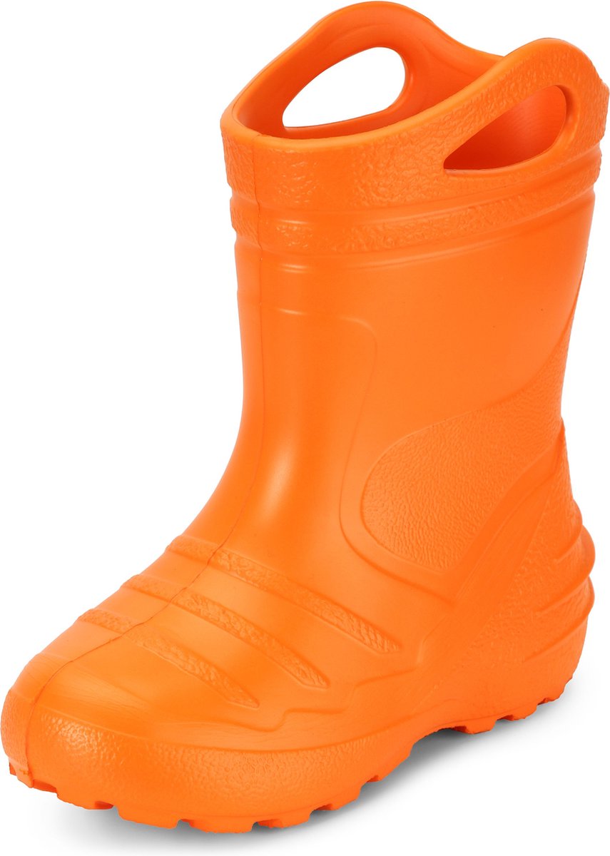 Ladeheid LA-KL-051-Summer Kinderen Regenlaarzen - Rubber Laarzen - EVA - Oranje - 23