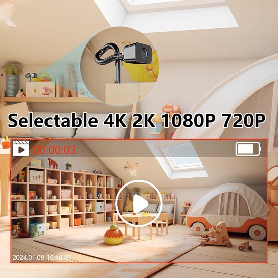 TANGMI Spy Camera, USB Charger, Mini Hidden Spy Camera, HD Video