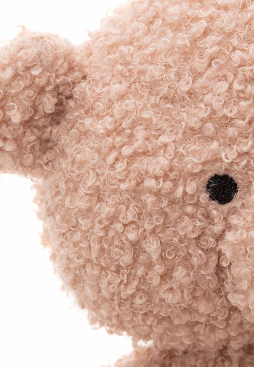 Jollein - Knuffel Teddy Bear - Wild Rose - 25cm - Knuffelbeer - Boucle — afbeelding 8