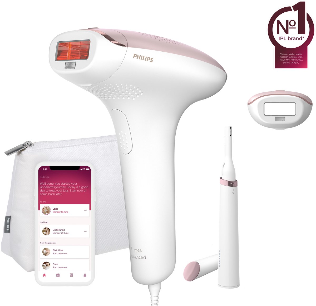 Bol.com Philips Lumea Advanced BRI920/00 - IPL Ontharingsapparaat aanbieding