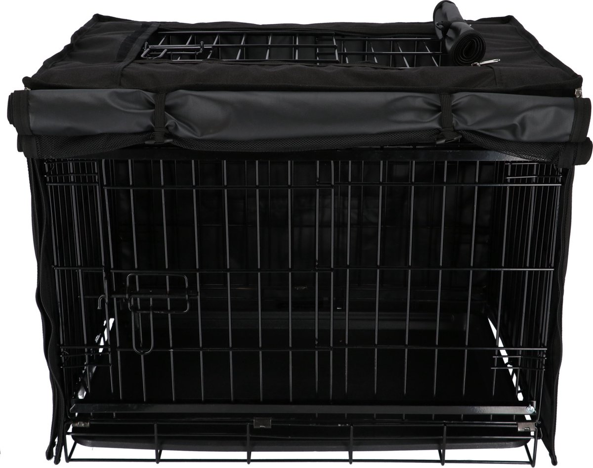 Adori Benchhoes Zwart - Hondenbench - 107.5x72x77 cm