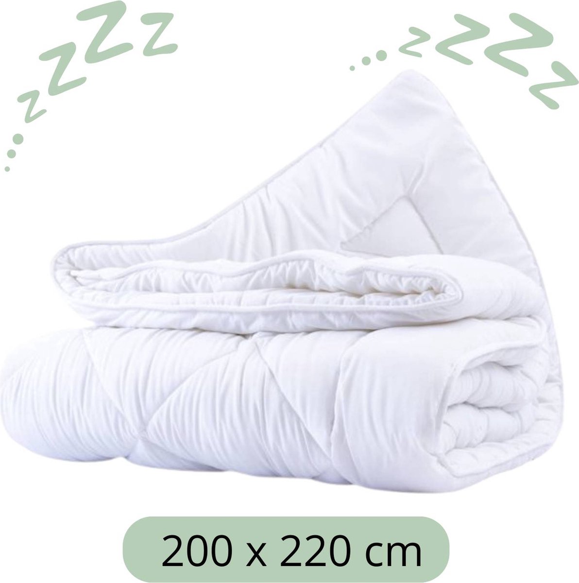 Sleeps Enkel Dekbed - Tweepersoons - 200x220 cm - Anti Allergie - Comfort & Ademend - Zomerdekbed & Winterdekbed
