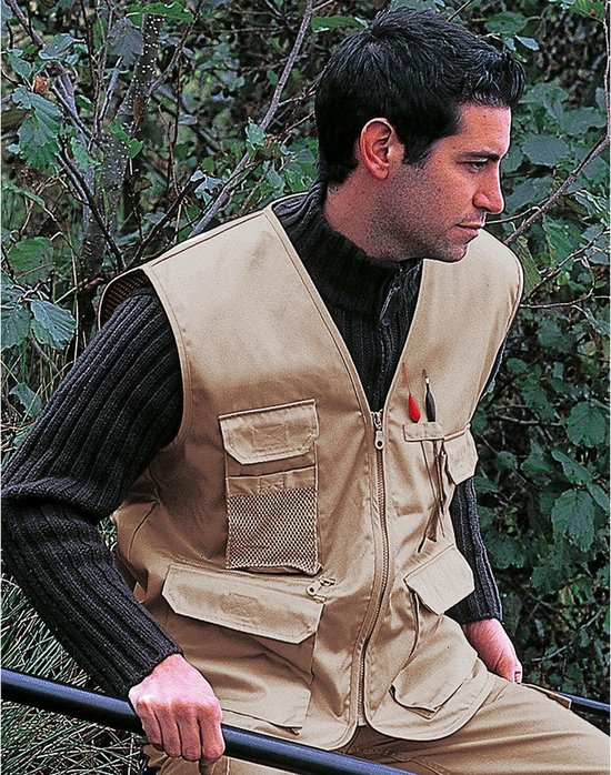 Gilet utilitaire vintage pour homme avec rabat et poches zippées, gilet Gilet utilitaire vintage pour homme avec rabat et poches zippées, gilet