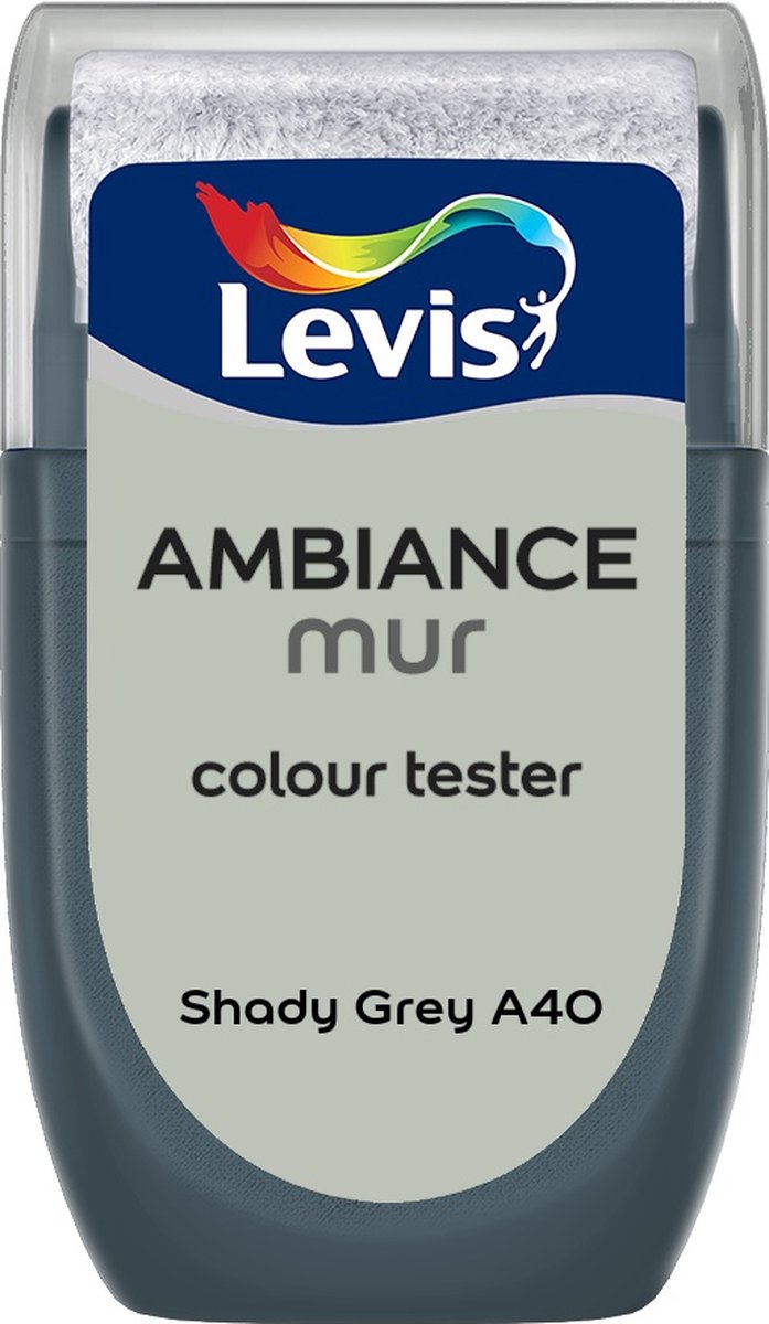 Levis - Muurverf Kleurtester Mat Mix - Shady Grey A40 - 30 ML