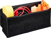 BLACK+DECKER Organiseur de Coffre - Sac de Coffre - 55 x 15 x 23 CM - 1 Groot Compartiment et 2 Poches Insert - Epicerie et Accessoires de vêtements pour bébé Voiture - Avec Fermetures velcro - Zwart