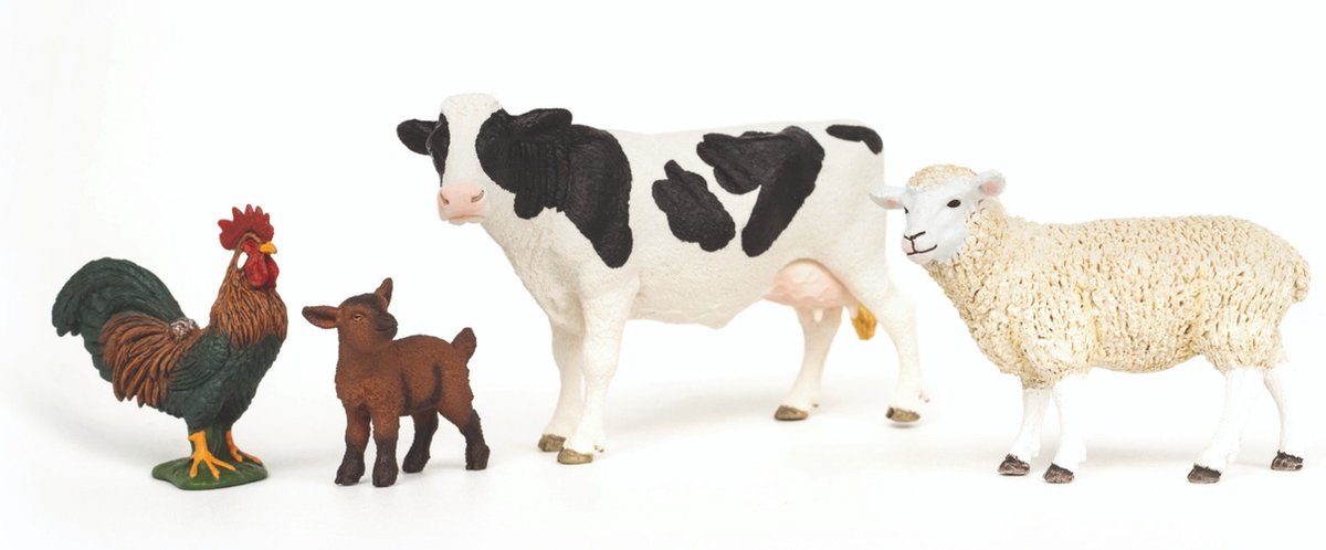 Schleich – Farm World – Boerderijdieren set – 4 figuren – 3+ — afbeelding 7