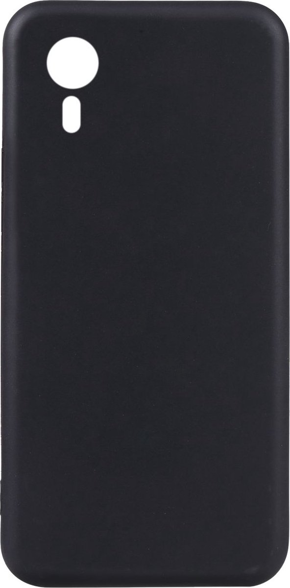 Mobigear Hoesje geschikt voor Samsung Galaxy Xcover 7 Telefoonhoesje Flexibel TPU | Mobigear Basics Backcover | Galaxy Xcover 7 Case | Back Cover - Zwart