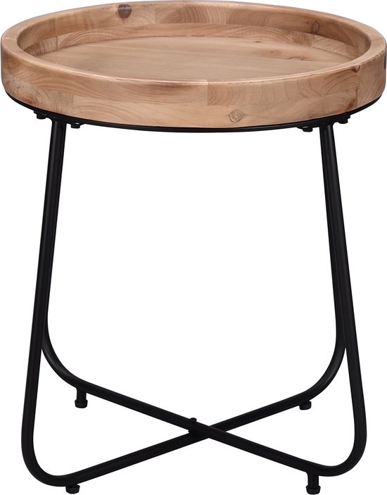 Wiktor Brown MDF Rond Wandpaneel Swirl Gesneden LWiktor Bruin rond wan