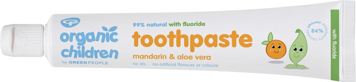 Goedkoopste Organic Children by Green People - Kids Tandpasta Mandarijn zonder Fluoride