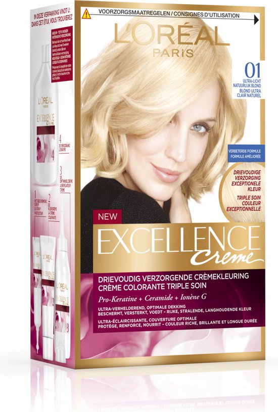 L'Oréal Paris Pure Blond Verheldering Lichtblond 01 - Verhelderende Permanente Haarkleuring