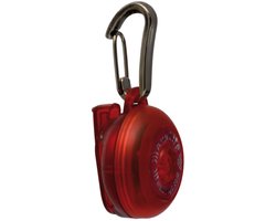 Rogz for Dogs RogLite hondenlampje - Rood - waterbestendig - LED dierenlampje