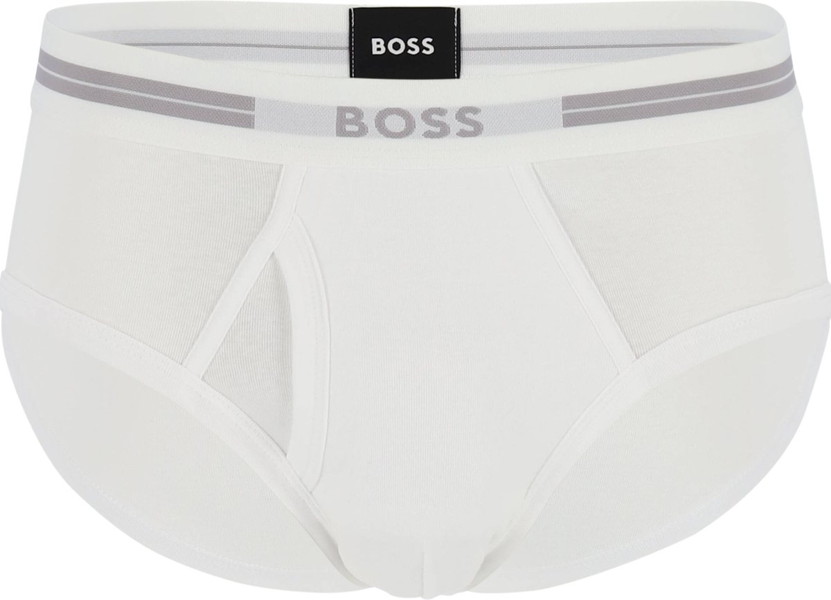 HUGO BOSS Traditional Original brief (1-pack) - heren slip met gulp - wit