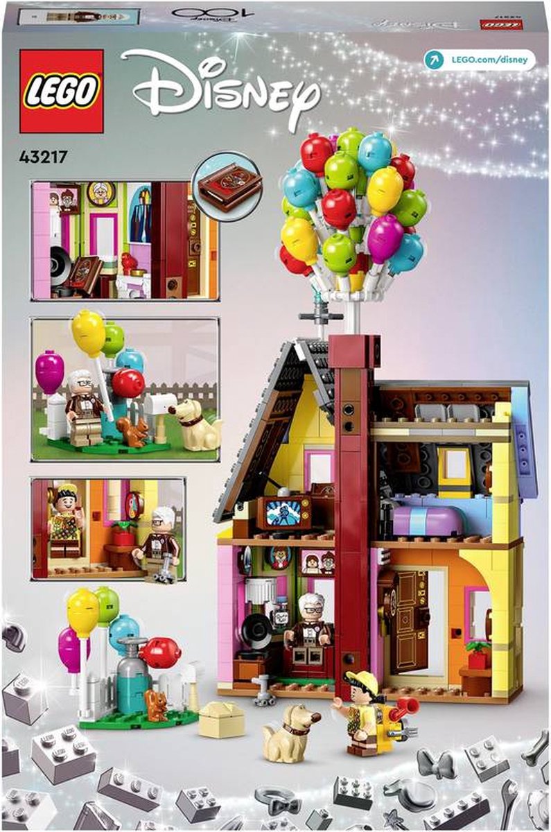 LEGO Disney en Pixar Huis uit de film 'Up' Disney's 100e Verjaardag Serie Speelgoed Modelbouwset - 43217 — afbeelding 13