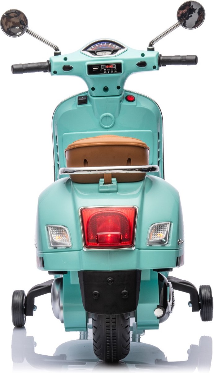 Eco Toys - Elektrische Vespa Scooter - Roze - Met LED-Koplamp, Claxon & Oplaadbare Batterij - Snelheid 2-3 km/u - Vanaf 3 Jaar - Max. 30 kg – foto 4