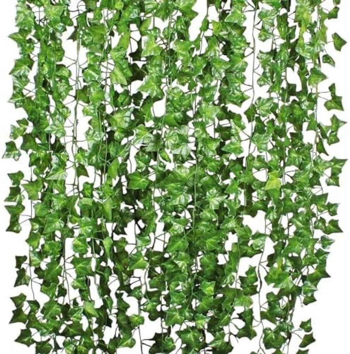 Kunstklimopslinger voor Muurdecoratie, 12 stuks, 25,60 m, Groen