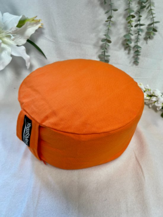 YogaStyles Meditatiekussen-PRO-RONDO Oranje van YogaStyles — afbeelding 3