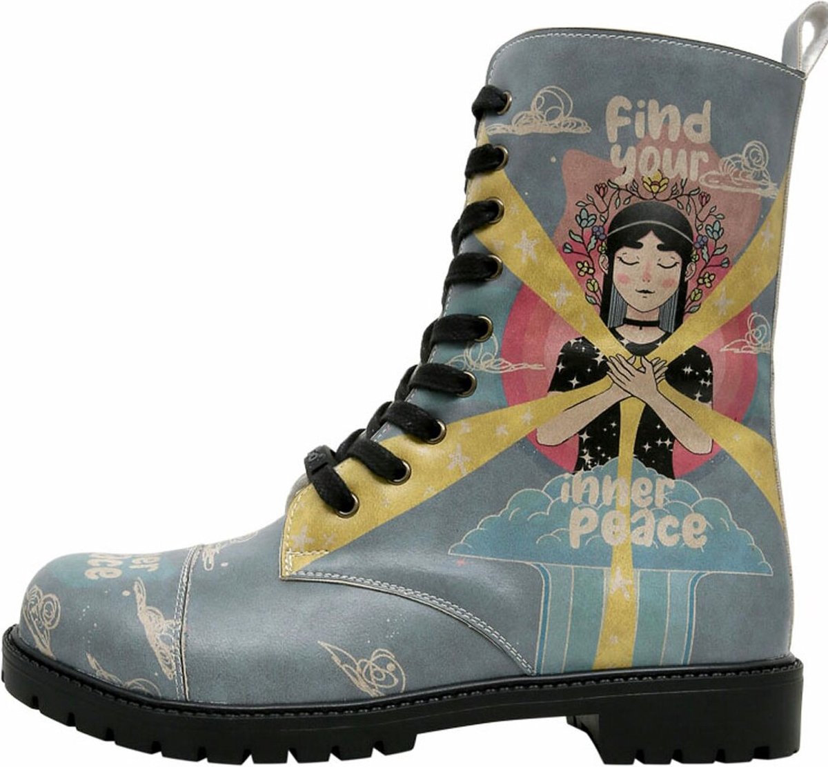DOGO Zipsy Dames Laarzen - Find Your Inner Peace 38