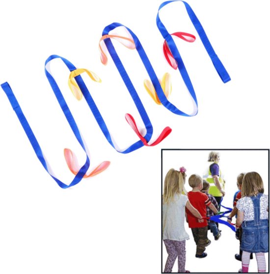 Jumada's - 1x Wandelkoord - Loopkoord voor Kinderopvang - 1x Wandeltouw voor maximaal 10 Kinderen - Evacuatiekoord - Basisschool - Kleuters van Jumada's — afbeelding 3