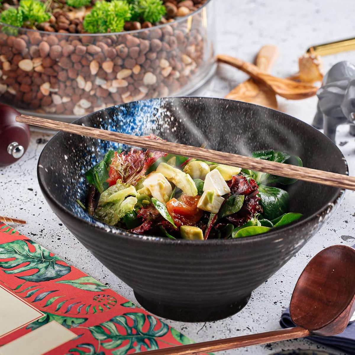 Bol À Ramen, Bol À Ramen, Bol À Ramen Avec Cuillère, Baguettes, Bol À
