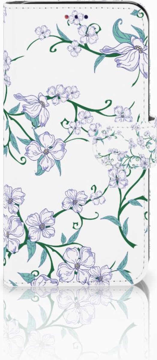 Book Case voor Samsung Galaxy A10 Uniek Hoesje Blossom White