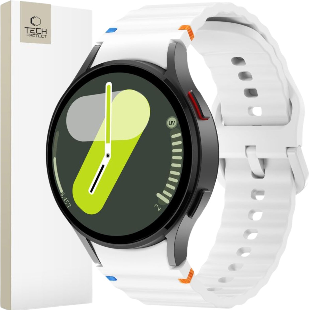 TECH-PROTECT SILICONEN SPORT SAMSUNG GALAXY WATCH 4 / 5 / 5 PRO / 6 / 7 / FE WIT