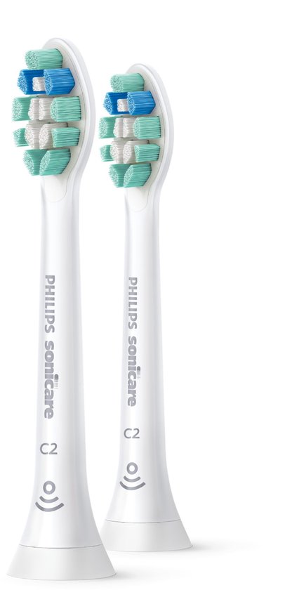 Philips Sonicare C2 Optimal Plaque Defence HX9022/10 - Opzetborstels - 2 stuks