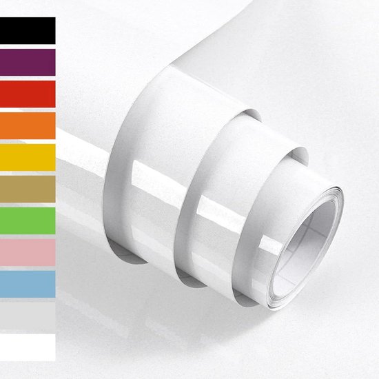 HpLive Transparante plakfolie, zelfklevende folie, 60 x 300 cm, meubelfolie, keukenfolie, wandbeschermfolie, waterdicht, hittebestendig