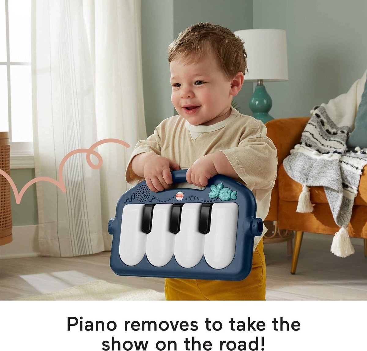 Fisher price trappel en speel piano gym - Speelgoed