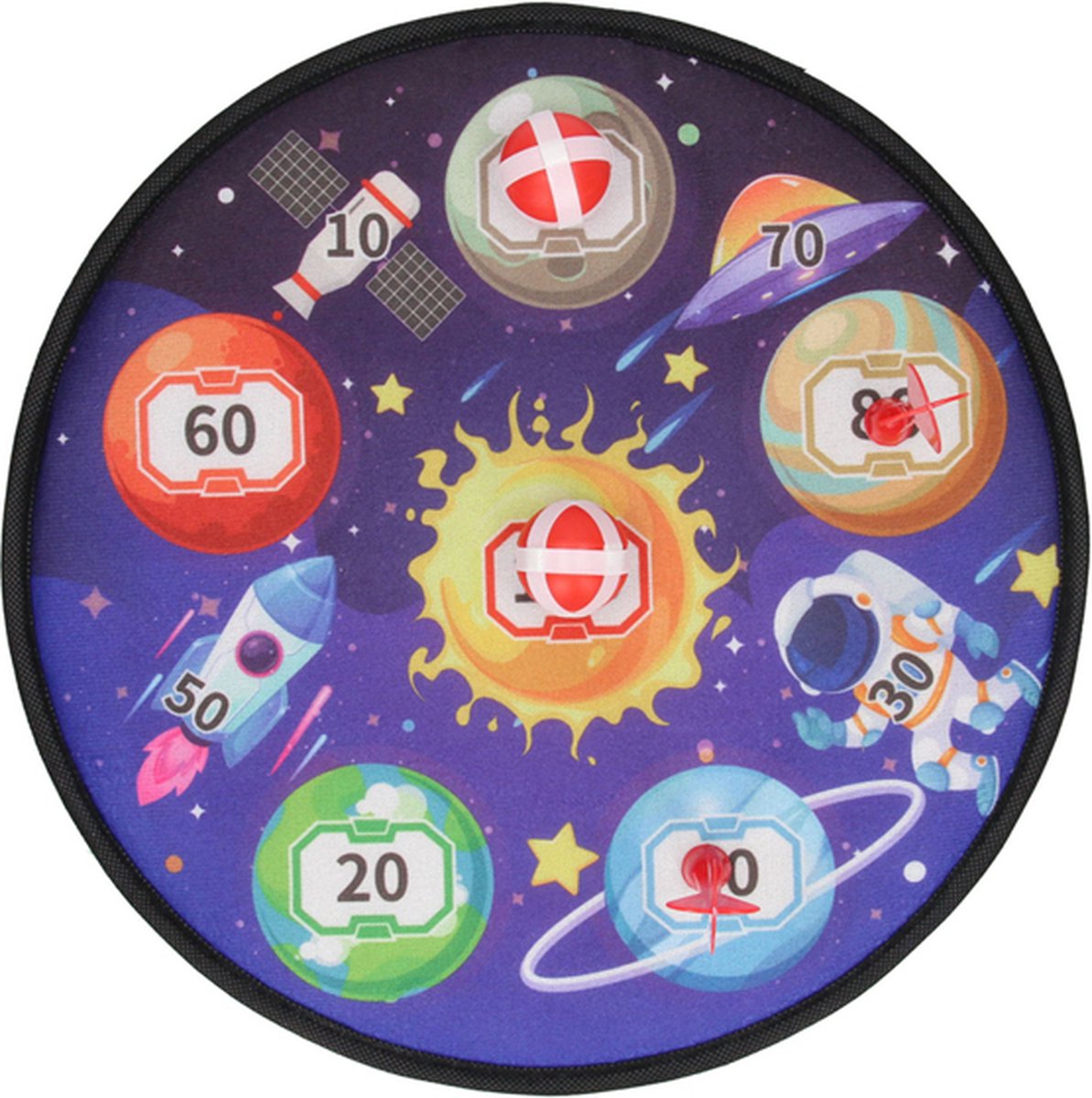 Klittenband Dartbord Ruimte