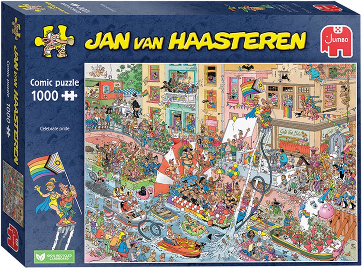 Jan van Haasteren Pride festival - Puzzel - 1000 stukjes