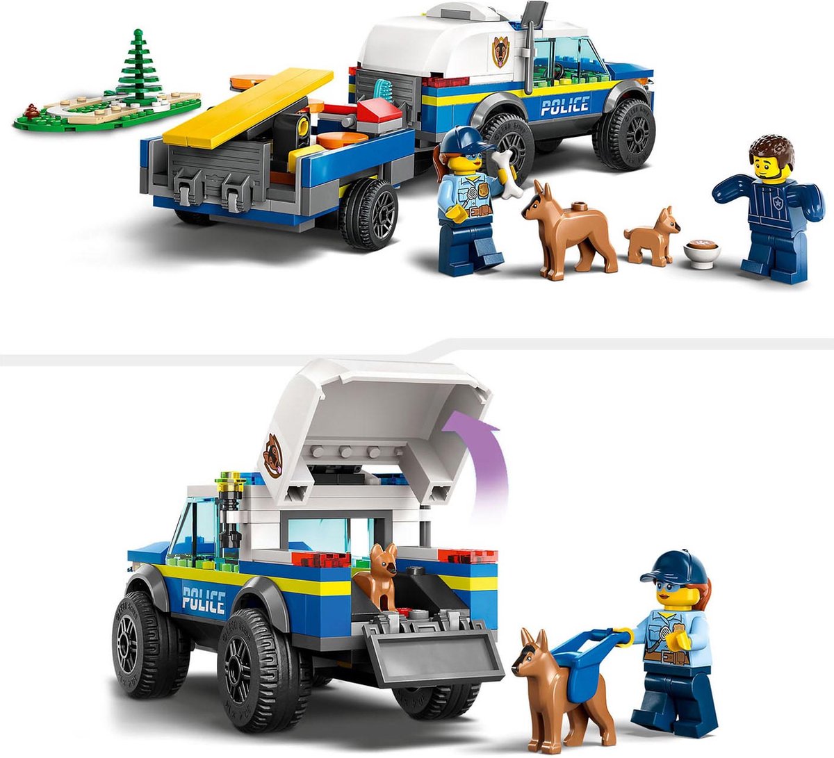 LEGO City Mobiele training voor politiehonden Set - 60369 — afbeelding 11