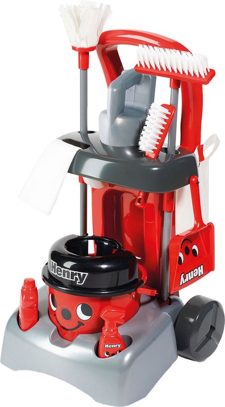 Foto: Casdon henry hoover deluxe reinigingswagen speelgoedschoonmaakset