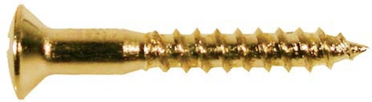 Boston WS-14-G Ovalen Verzonnen Schroeven 2,4x16mm - 12 Stuks Goud