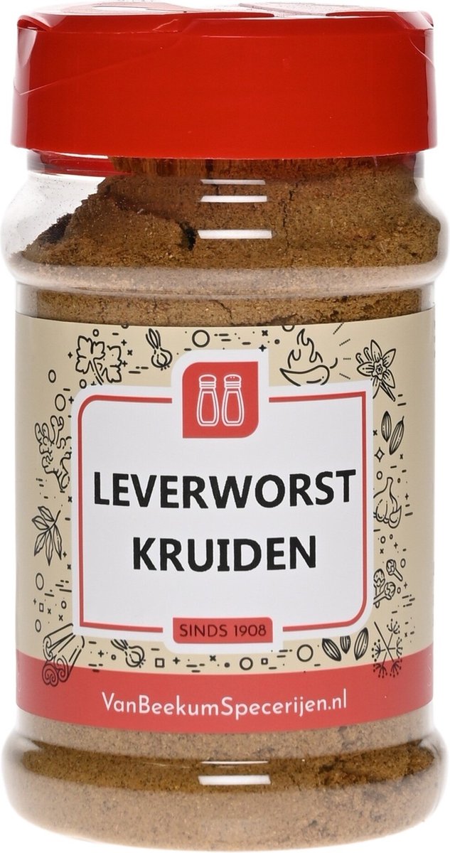 Goedkoopste Van Beekum Specerijen - Leverworst Kruiden - Strooibus 130 gram
