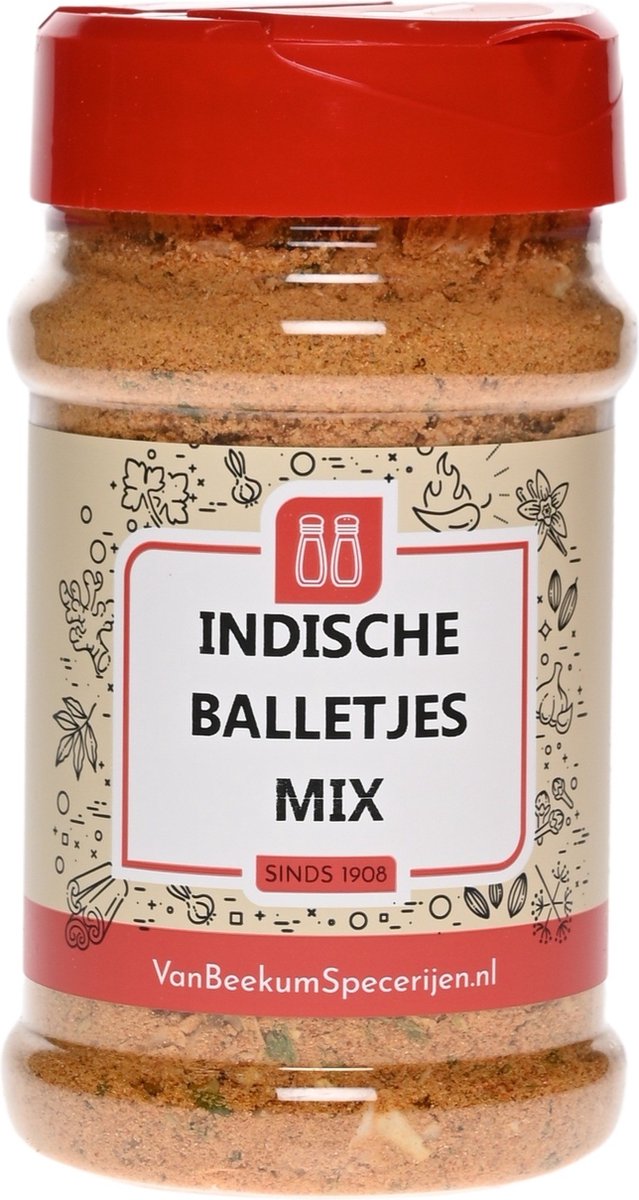 Goedkoopste Van Beekum Specerijen - Indische Balletjes Mix - Strooibus 150 Gram