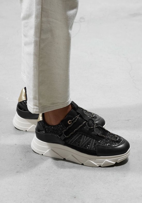 Tango Kady Fat 429 Sneakers Leren Sneaker Dames Zwart Maat 39 bol