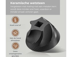 Draagbare Elektrische Koffiemolen met Oplaadbare Batterij en Instelbare Maaldikte