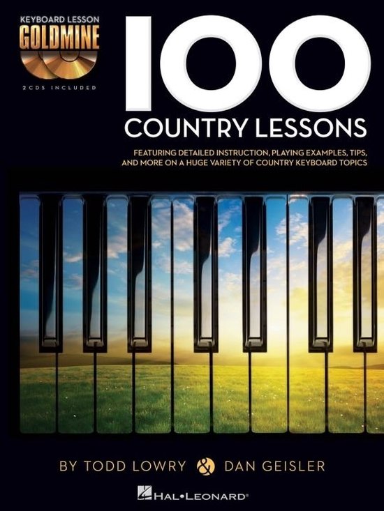 100 Country Lessons Keyboard