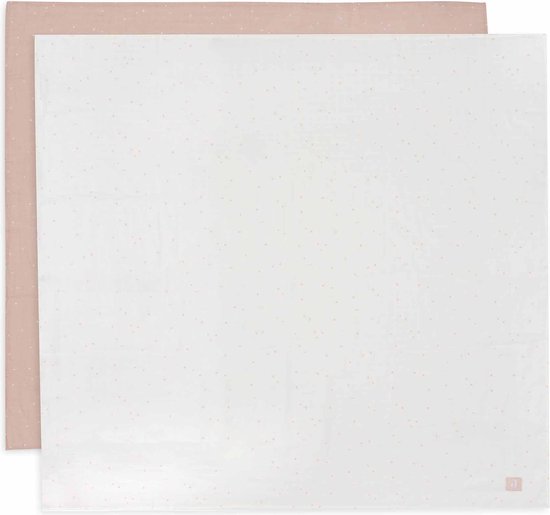 Jollein Swaddle Roze (2-pack)